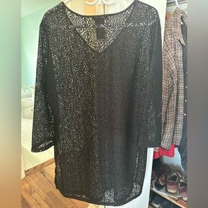 MARIO SERRANI bathing suit cover-up size medium, side slits  - Couvre-maillot